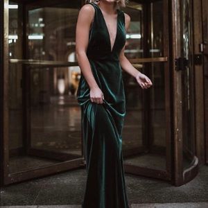 Jenny Yoo Logan Velvet Dress